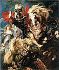 Peter Paul Rubens St George Dragon Rubens painting